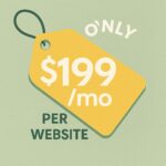 Per web site cost