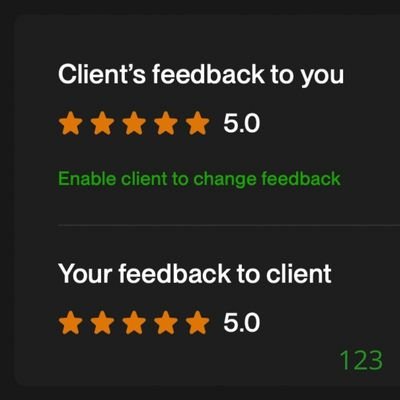 123 Biddrup Mallick Upwork Project Feedback