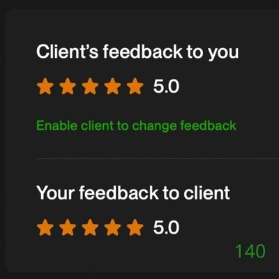 140 Biddrup Mallick Upwork Project Feedback