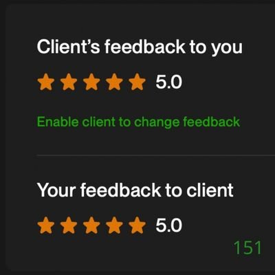 151 Biddrup Mallick Upwork Project Feedback