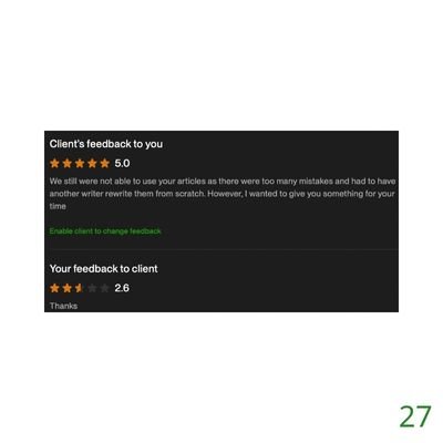 27 Biddrup Mallick Upwork Project Feedback