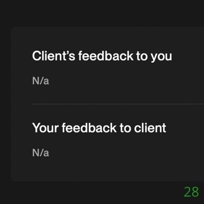 28 Biddrup Mallick Upwork Project Feedback