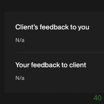40 Biddrup Mallick Upwork Project Feedback