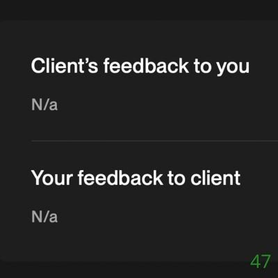 47 Biddrup Mallick Upwork Project Feedback