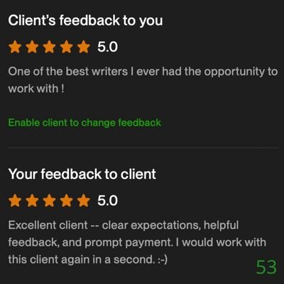 53 Biddrup Mallick Upwork Project Feedback
