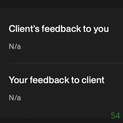 54 Biddrup Mallick Upwork Project Feedback